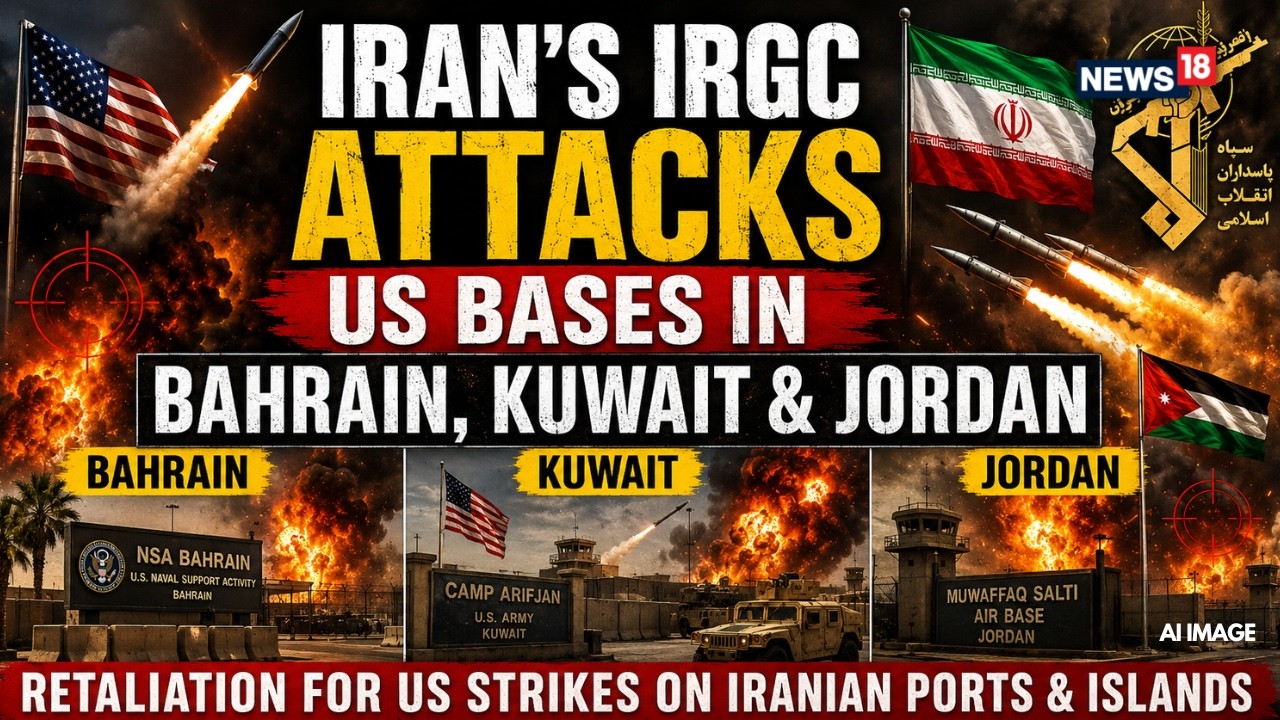 Middle East War Live | Iran Attacks Bahrain, Kuwait, Jordan In Retaliation For Us Strikes | N18G