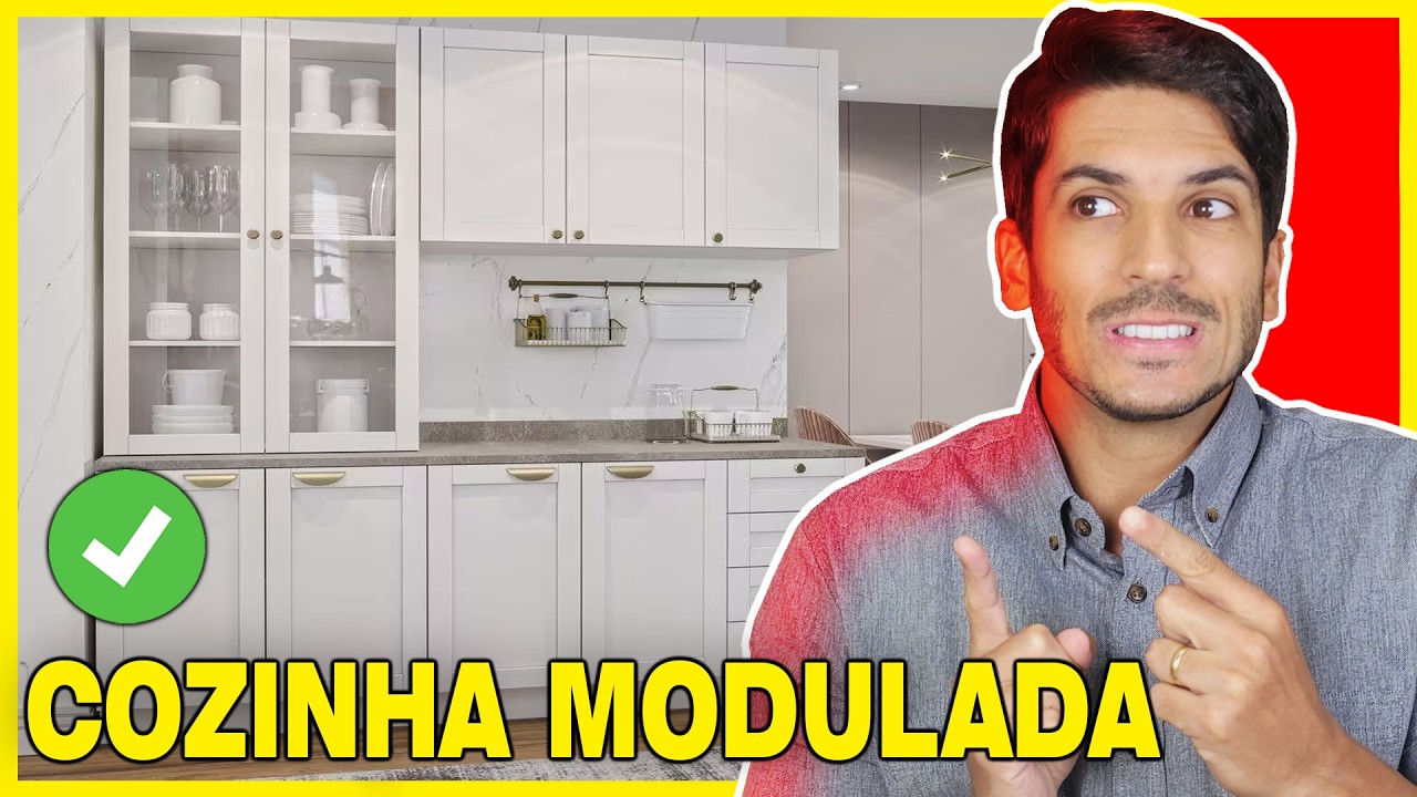 COZINHA MODULADA E BARATA TÃO BONITA QUANTO COZINHA PLANEJADA