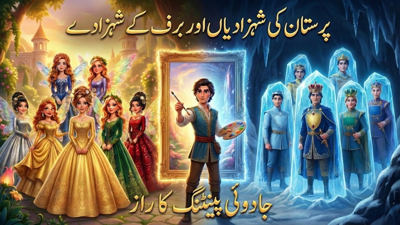  پرستان کی 7 شہزادیاں | Paristan Ki Shehzadiyan Aur Barf Ke Shehzade #UrduFairyTales