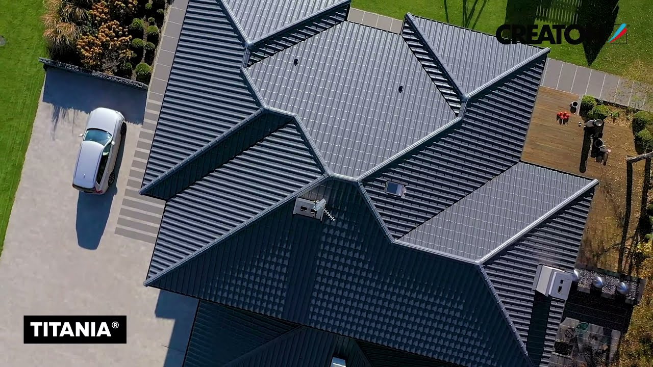 🏠 Realizacja - Dach&oacute;wka ceramiczna swissporTON TITANIA w kolorze łupka angobowana