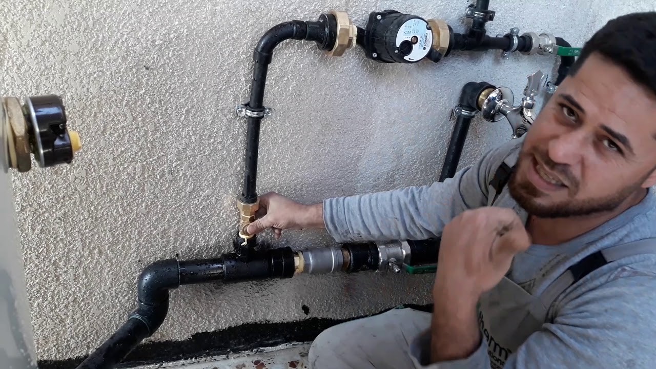 شرح تفصيلي طريقة الراجع او المداور للمياه الساخنة للاستفسار الاتصال على الرقم