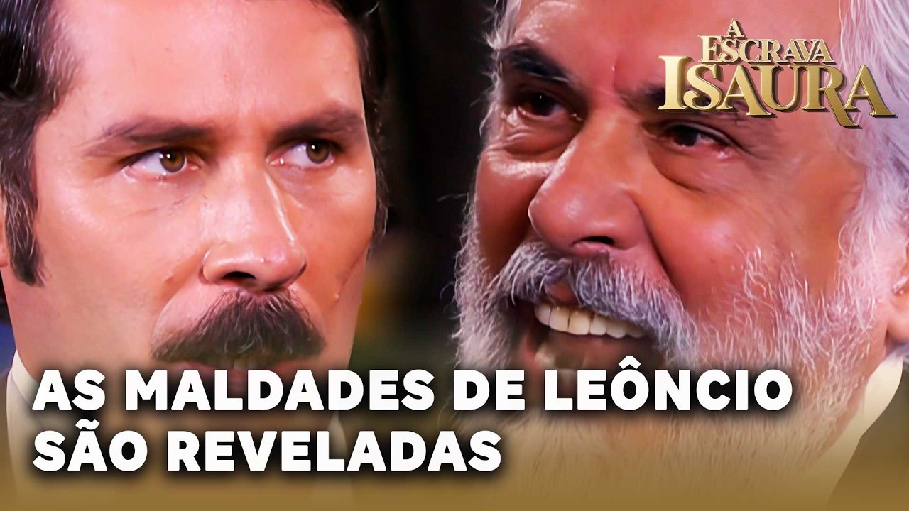 A ESCRAVA ISAURA: Coronel Sebastião descobre as maldades de Leôncio e o ameaça