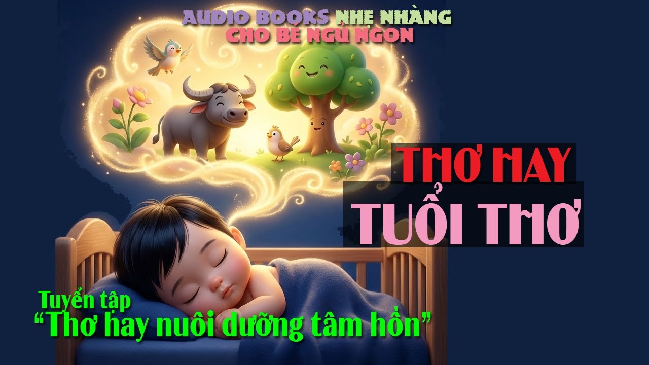 THƠ HAY CHO BÉ tổng hợp | Sách nói NHẸ NHÀNG, ÊM ÁI | TRUYỆN THAI GIÁO | Cổ tích cho bé ngủ ngon