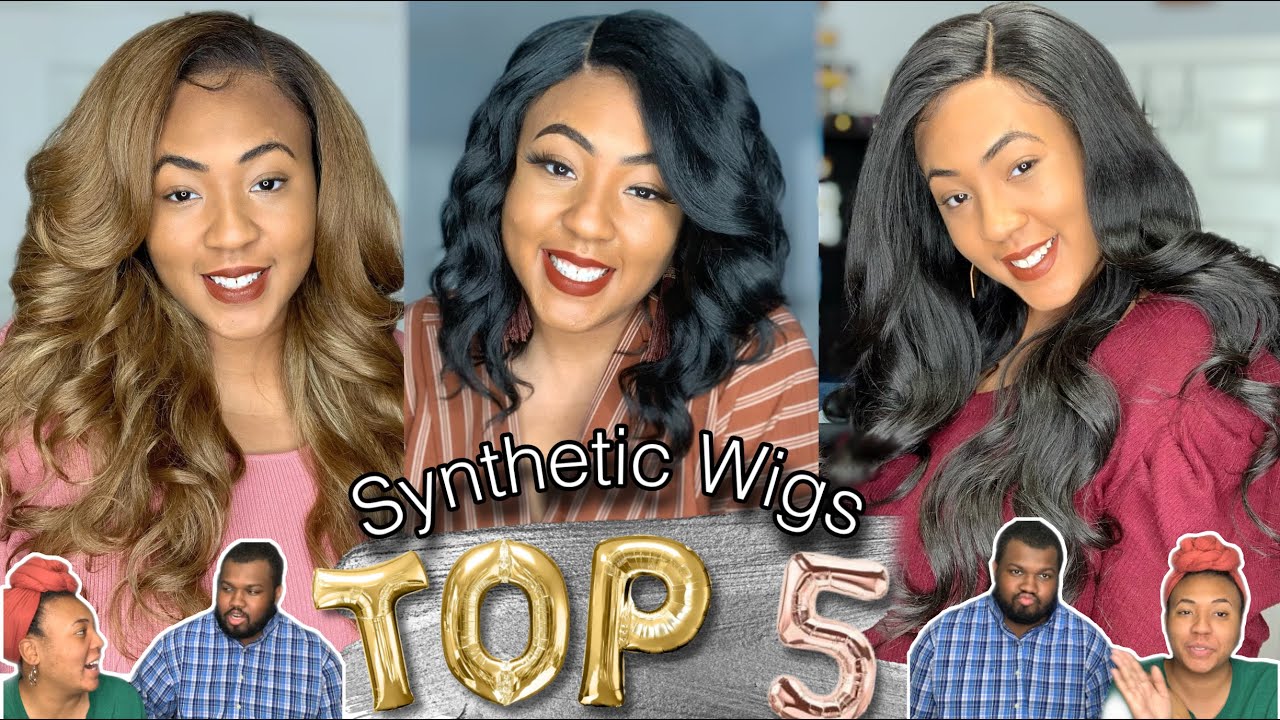 (MUST SEE) TOP 5 SYNTHETIC LACE FRONT WIGS FOR 2022 | BEST WIGS ON AMAZON YOU NEED TO TRY
