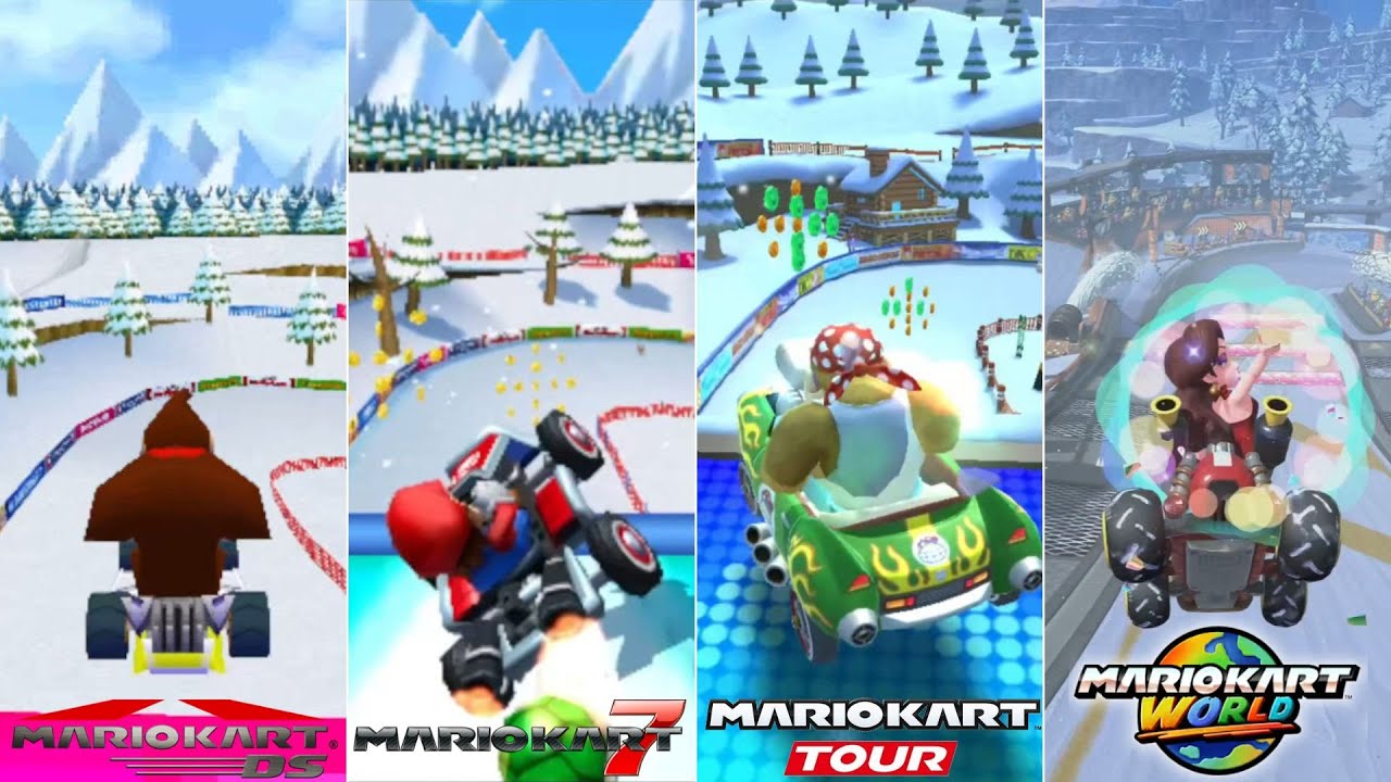 Evolution Of DS DK Pass Course In Mario Kart Games [2005-2025]