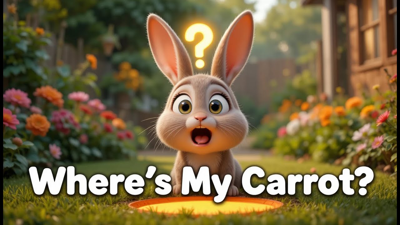 The Missing Morning Carrot 🥕 | A Cute Bunny Mystery Story part 1