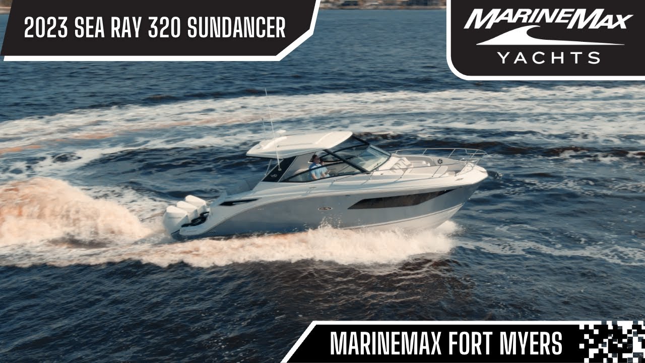The New 2023 Sea Ray 320 Sundancer Is A Spacious & Powerful Boat With Functionality & Versatility