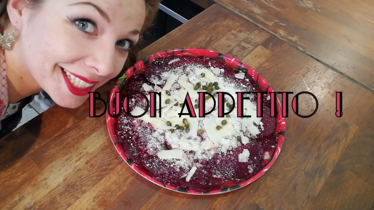 Carpaccio de Betteraves // Recette Végétar-lienne