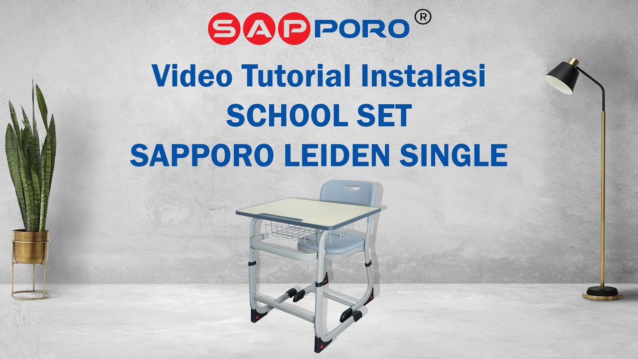 TUTORIAL INSTALASI SAPPORO LEIDEN SINGLE - School Set