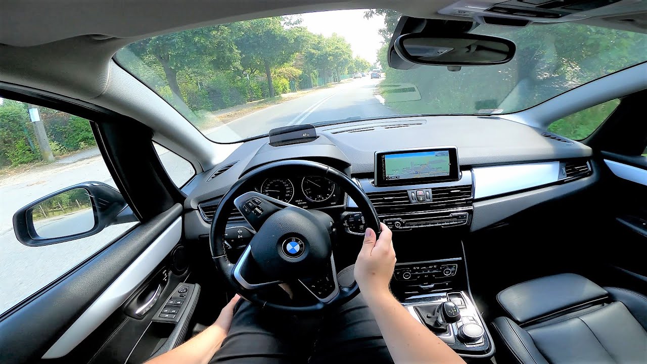 BMW 2-Series F46 1.5d 216d 116HP Automatic (2016) POV Test Drive & Acceleration 0-100 | 4K #199