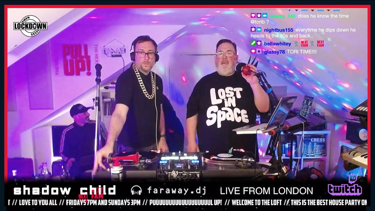 The Nextmen Live Stream // Loft Legends // Shadow Child Vinyl Jungle Set