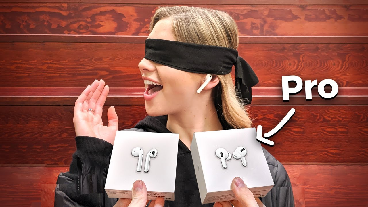 I Gave New AirPods To Strangers... But Made Them Choose! (AirPods vs AirPods Pro) | TechKaboom