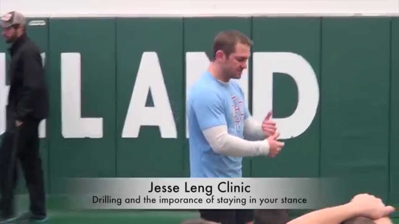 Jesse Leng - Drilling and Staying in the wrestling stance
