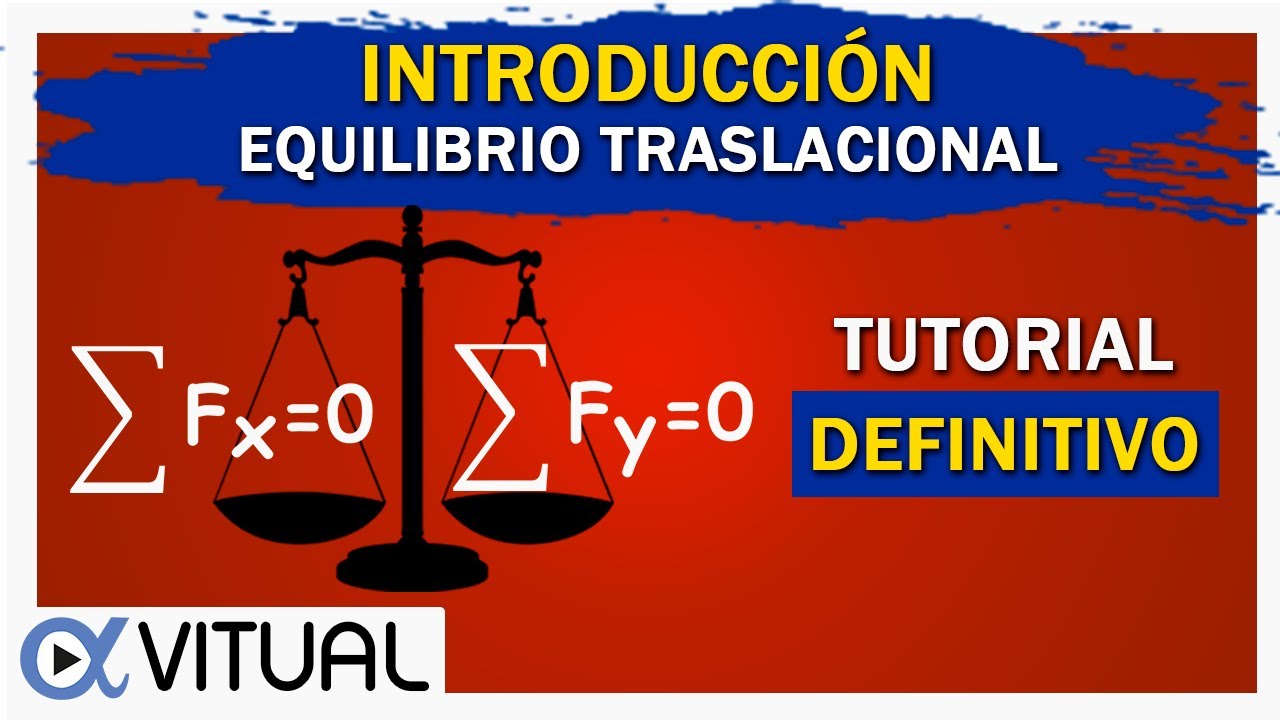 💥 Equilibrio Traslacional (Estática) 👉Primera Condición de Equilibrio