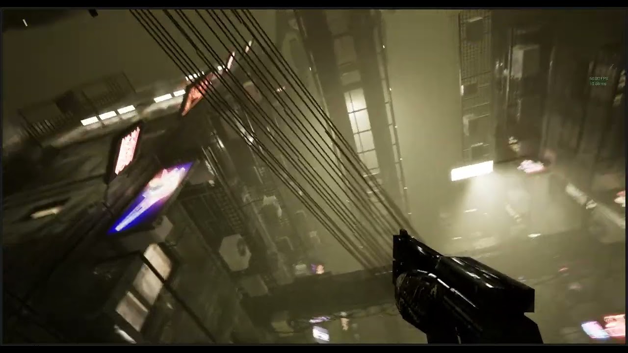 Distopian blade runner city