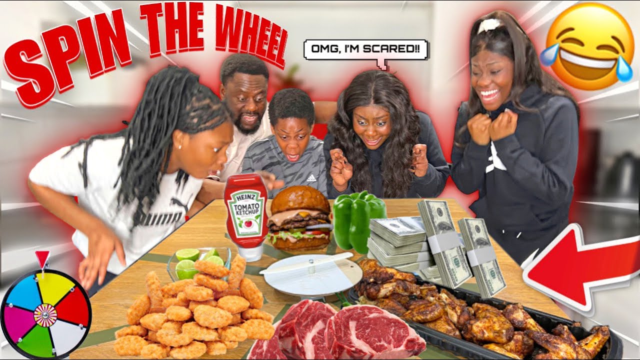 SPIN THE MYSTERY WHEEL Challenge (1 SPIN = 1 DARE) | The queens family