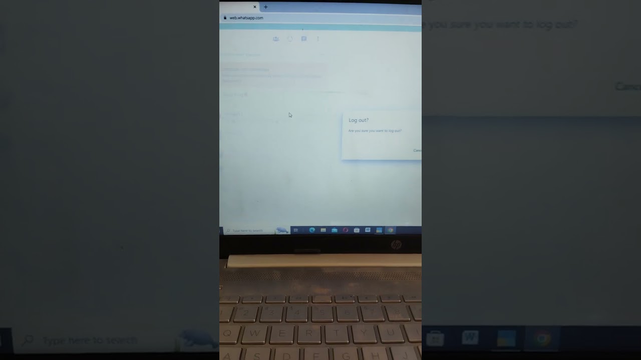 #WhatsApp log out kaise karen #apne computer se