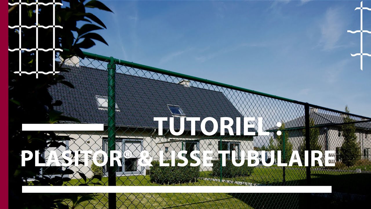 Comment installer le Plasitor avec des poteaux ronds et des lisses tubulaires | Clôtures Betafence
