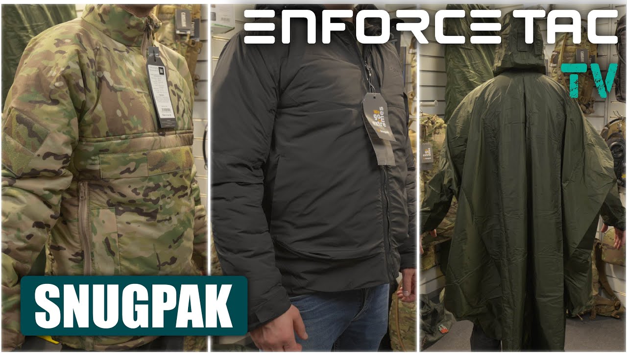 Enforce Tac 2024: Snugpak - Poor weather? They save you!