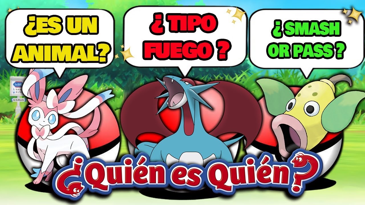 ✨ Eligiendo POKÉMON INICIALES jugando QUIEN ES QUIEN ✨