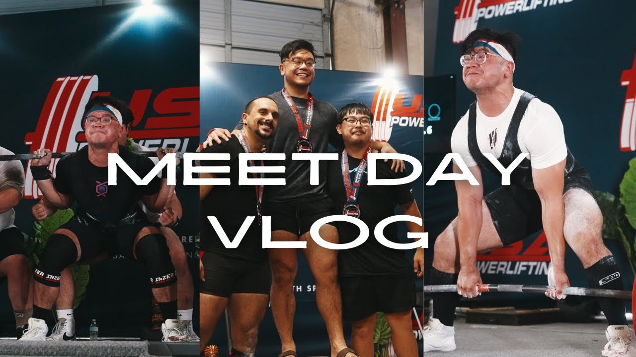 MEET DAY VLOG| 772.5KG TOTAL @ 82.5KG | 523 DOTS