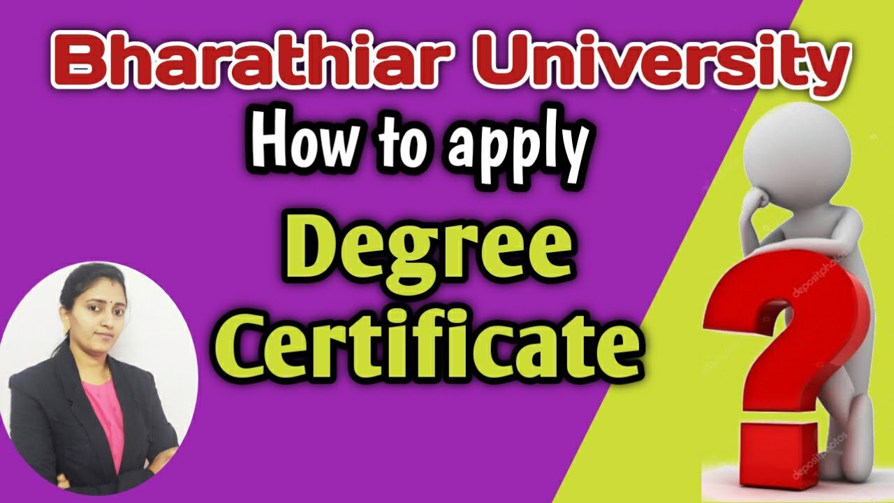 How to apply Degree Certificate || Bharathiar University by Dr.Rekha's EduGrit