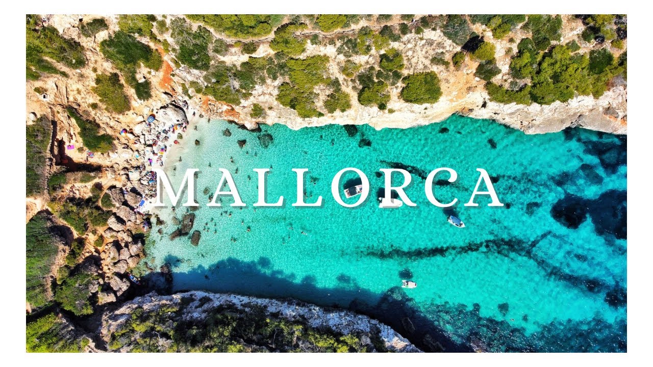 Mallorca (Majorca) Island, Spain beautiful sandy beaches compilation 4K Drone and GoPro