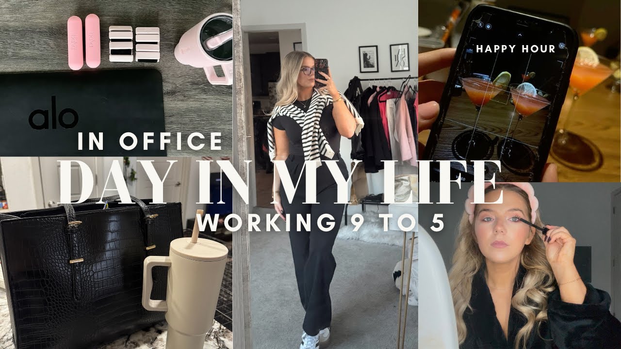 CORPORATE GIRL VLOG | work day in my life. going into the office, 9 to 5 vlog