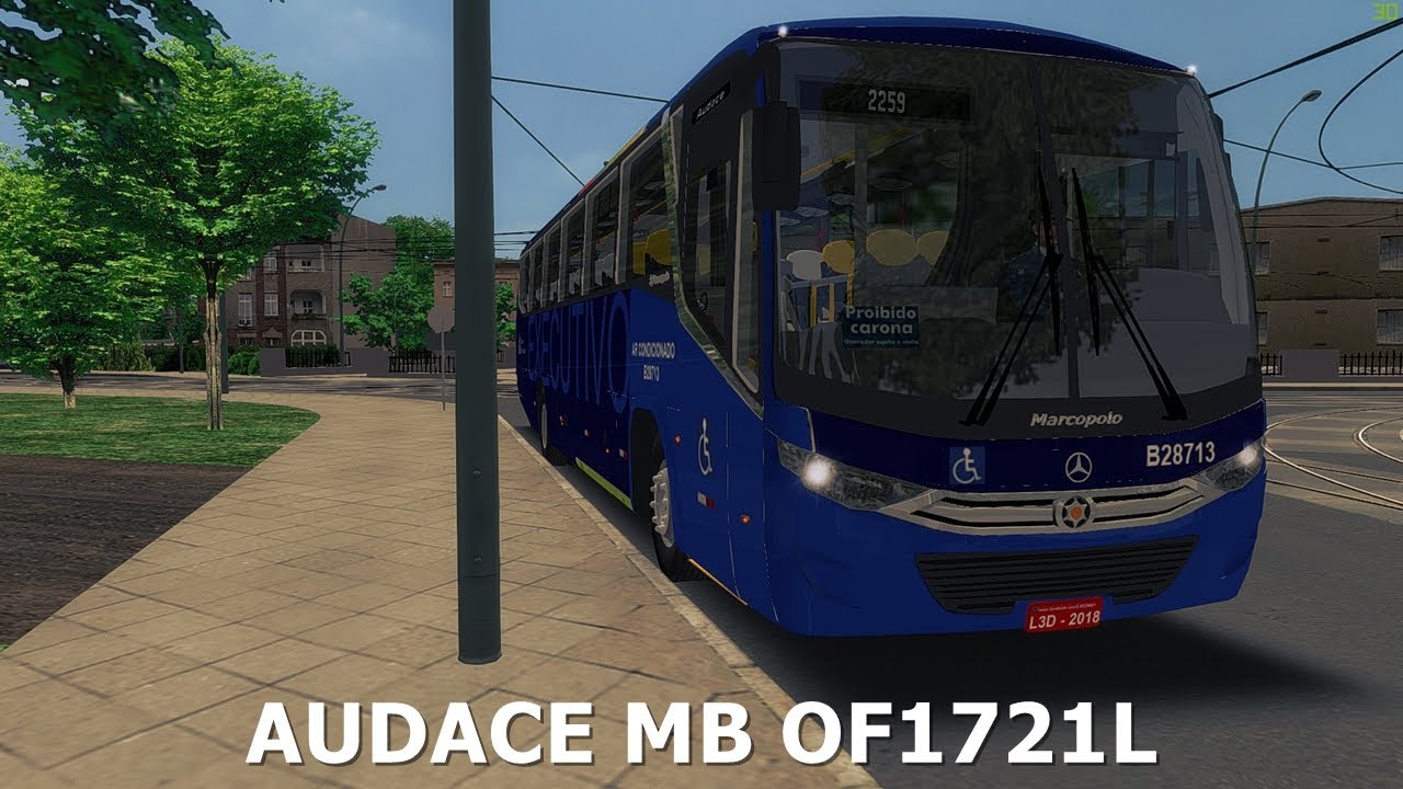 OMSI 2 - MARCOPOLO Audace MB OF-1721L no mapa Fikcyjny Szczecin [+DOWNLOAD]