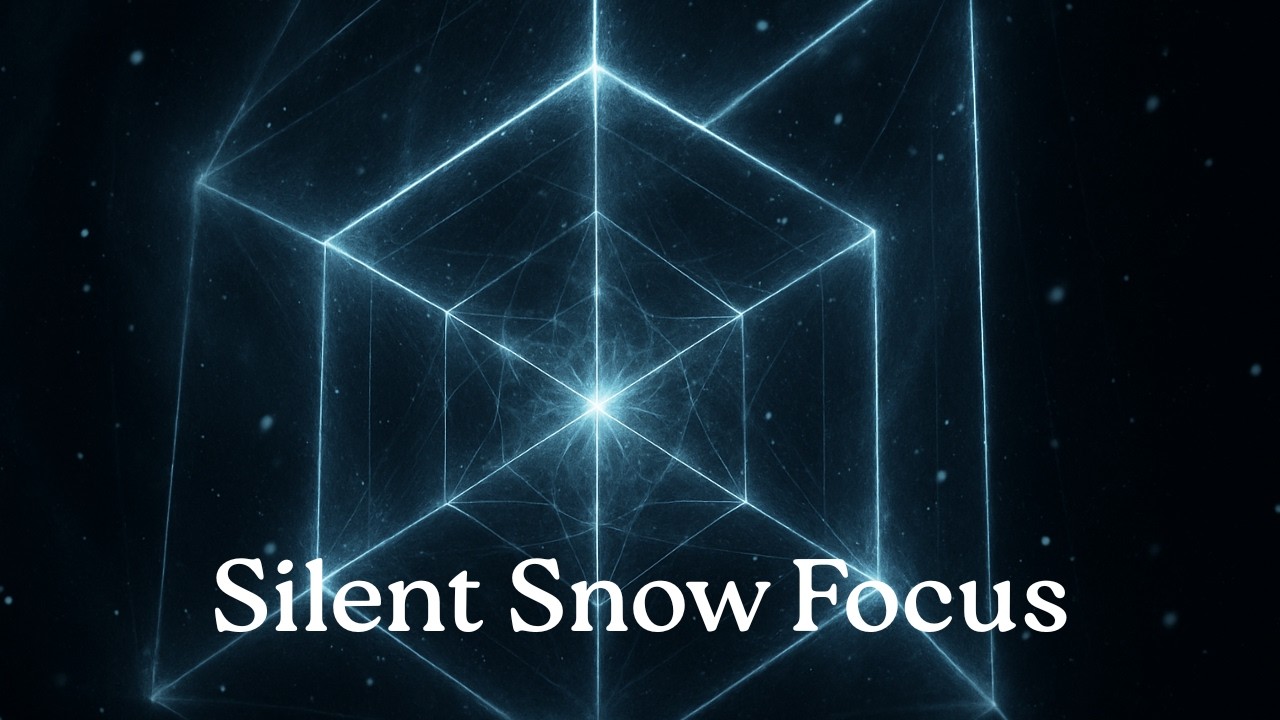Silent Snow Focus — Dark Ambient Binaural Beats for Laser Concentration