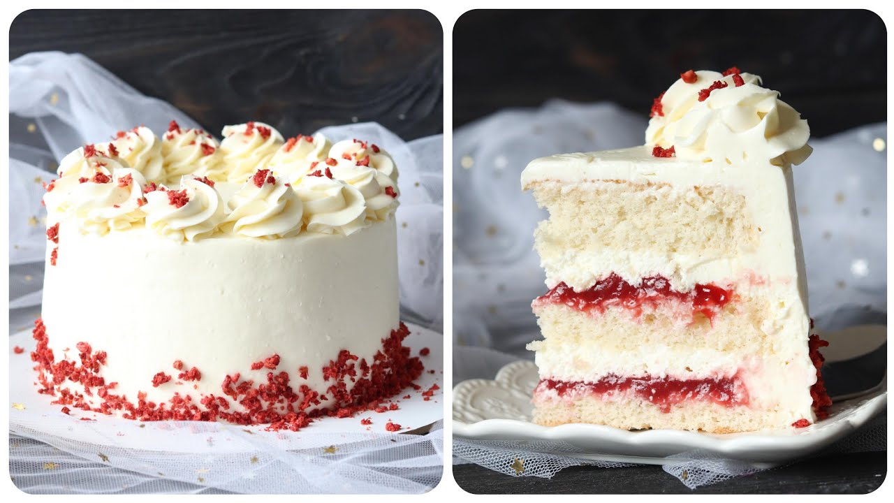 КЛУБНИКА СО СЛИВКАМИ🍓 ТОРТ КОТОРЫЙ ТАЕТ ВО РТУ🍓  Strawberry cream cake recipe