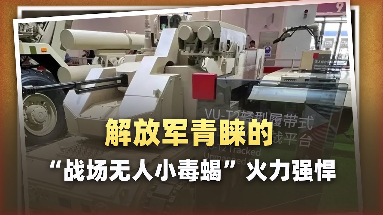 比機械狼更實用，解放軍獨寵&ldquo;戰場無人小毒蠍&rdquo;，火力非常強悍