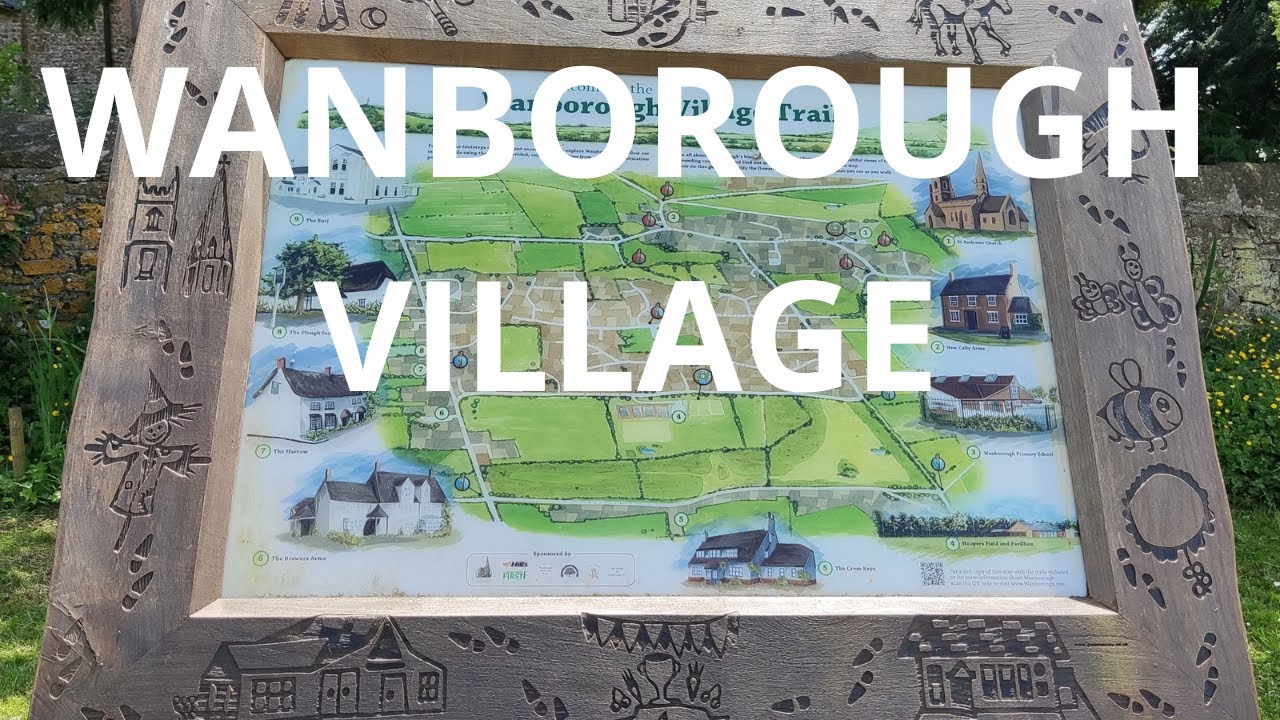 WANBOROUGH, Driving to the beautiful Village of Wanborough.