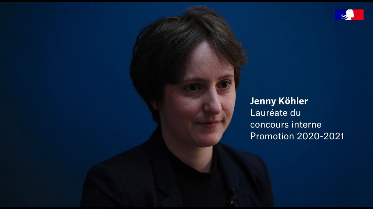 Jenny Köhler, lauréate du concours interne, élève de la promotion Aimé Césaire (2020-2021)