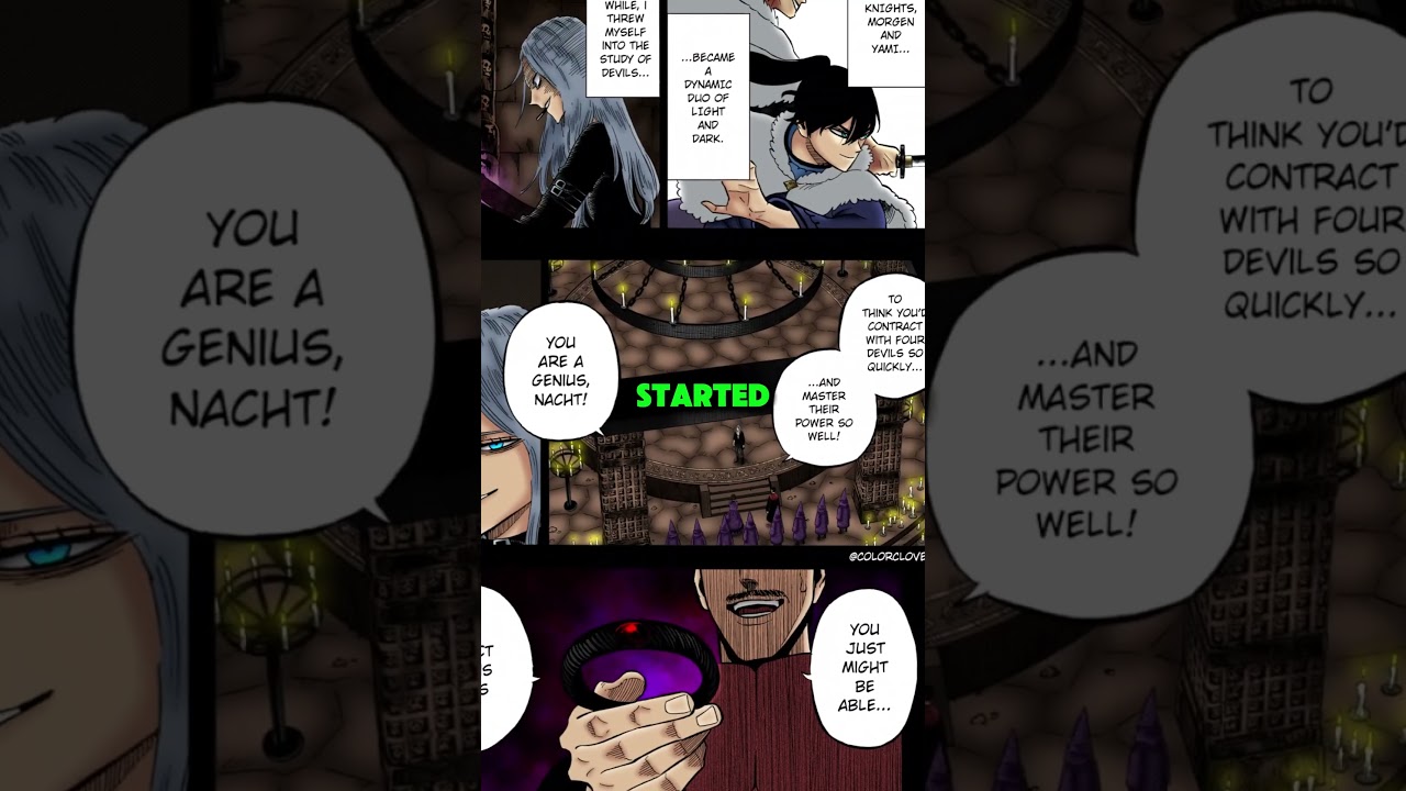 Vice Captain Nacht's And Yami's Backstory Explained from Black Clover! #blackclover #anime #manga