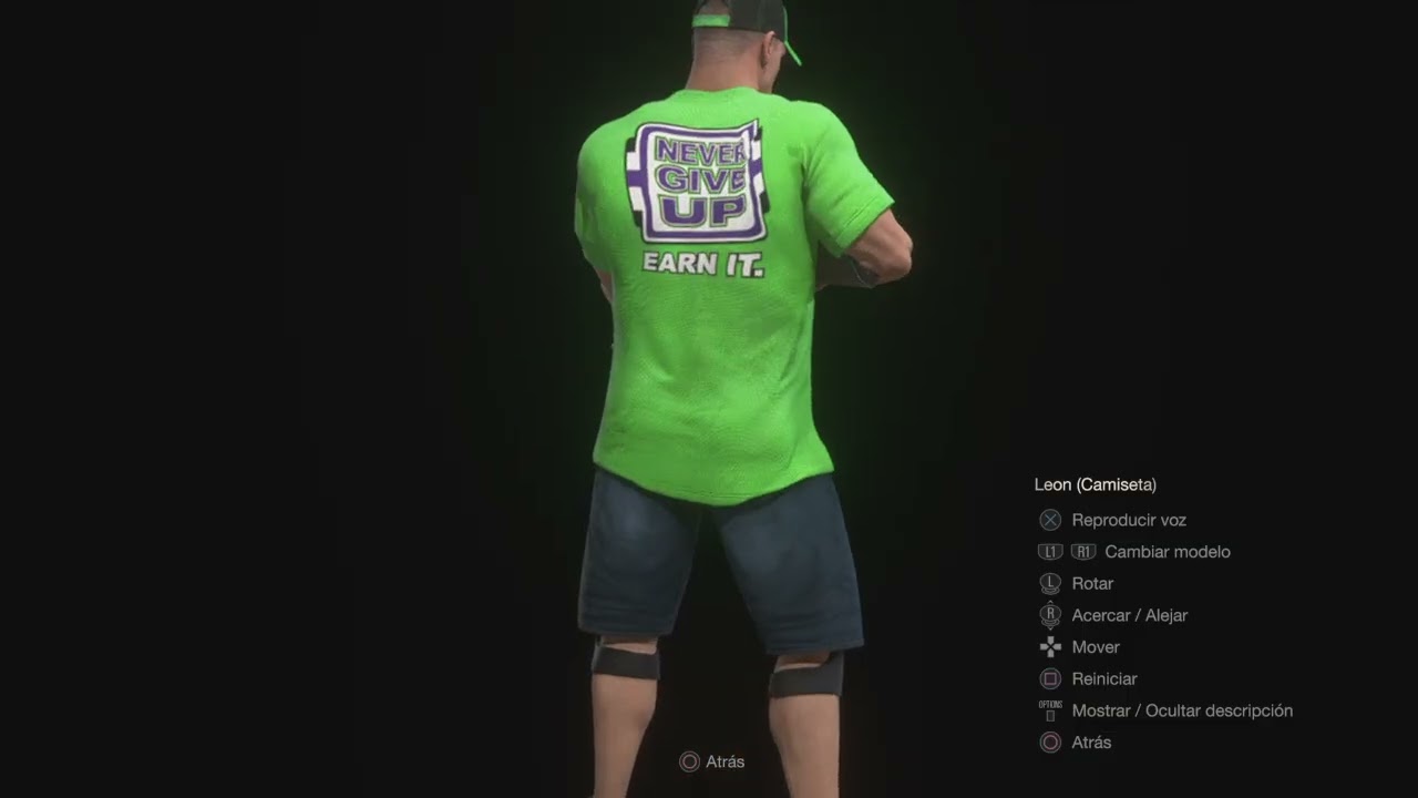 Resident Evil 4 LEON JOHN CENA PS4 MODS