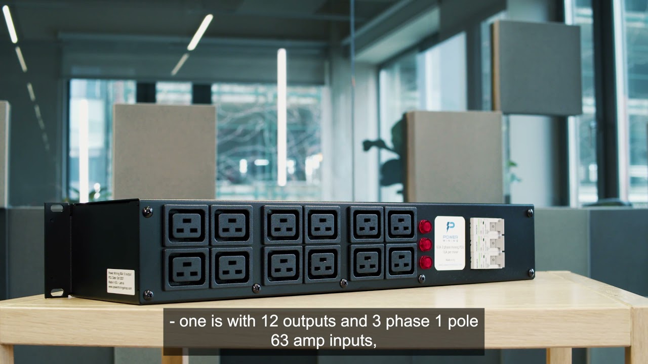 Power Mining PDU production for crypto mining
