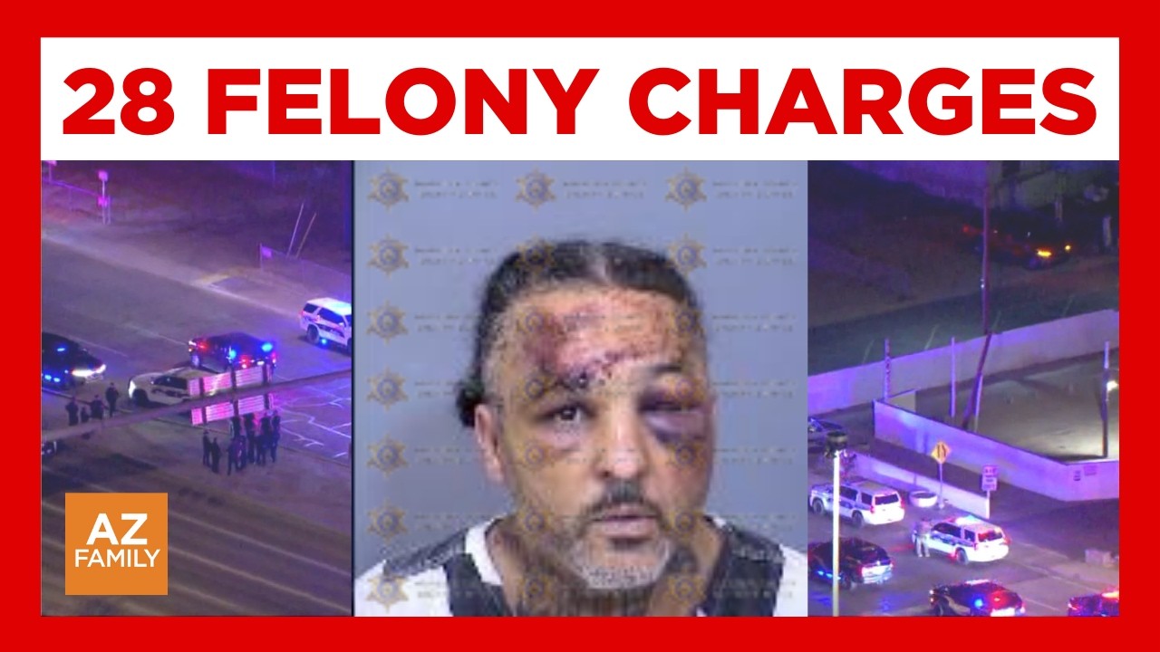 Phoenix shootout suspect facing 18 attempted murder charges