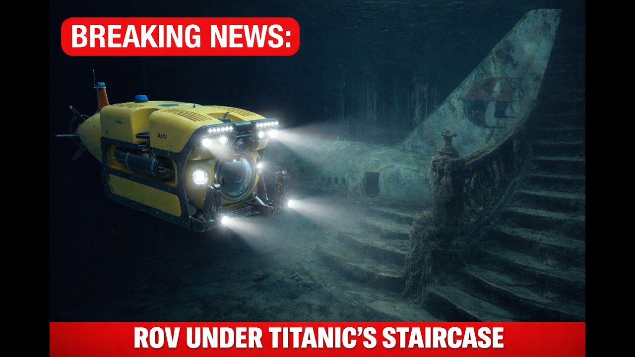 ROV Goes Under Titanic’s Grand Staircase… What It Finds Was NOT Supposed To Be Seen