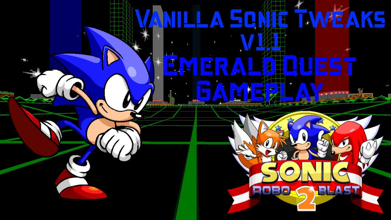 [#SRB2] Vanilla Sonic Tweaks V1.1 (Emerald Quest Gameplay)