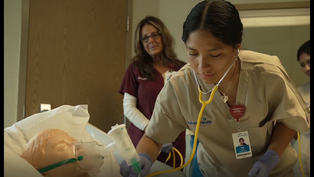 Heath Care Explorers Discover Careers at AdventHealth