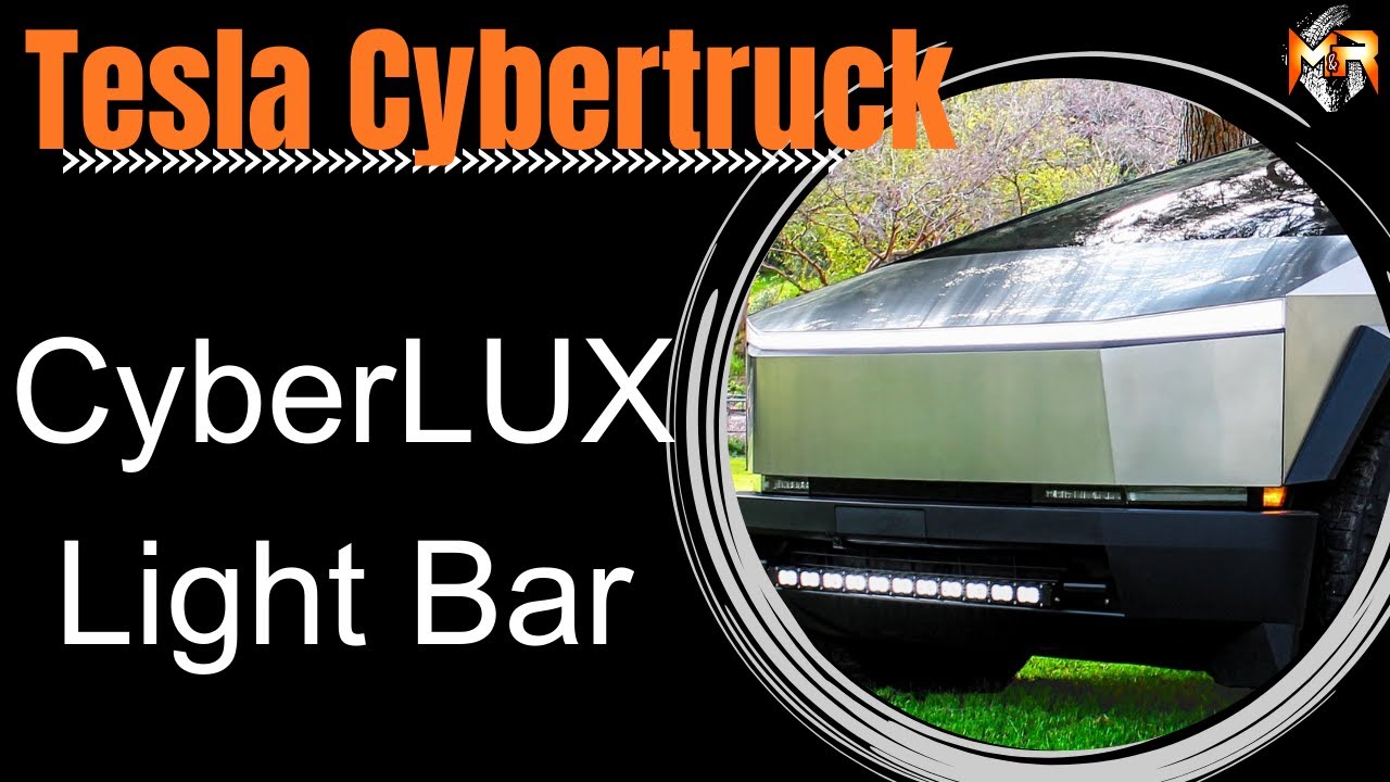 Tesla Cybertruck CyberLUX LED Light Bar Install | Tutorial by M&R Automotive