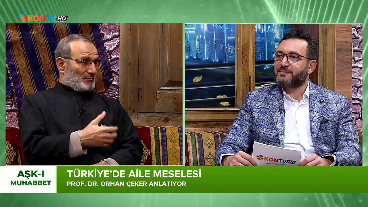 AŞKI MUHABBET - TÜRKİYEDE AİLE MESELESİ PROF DR ORHAN ÇEKER - 24 11 2020