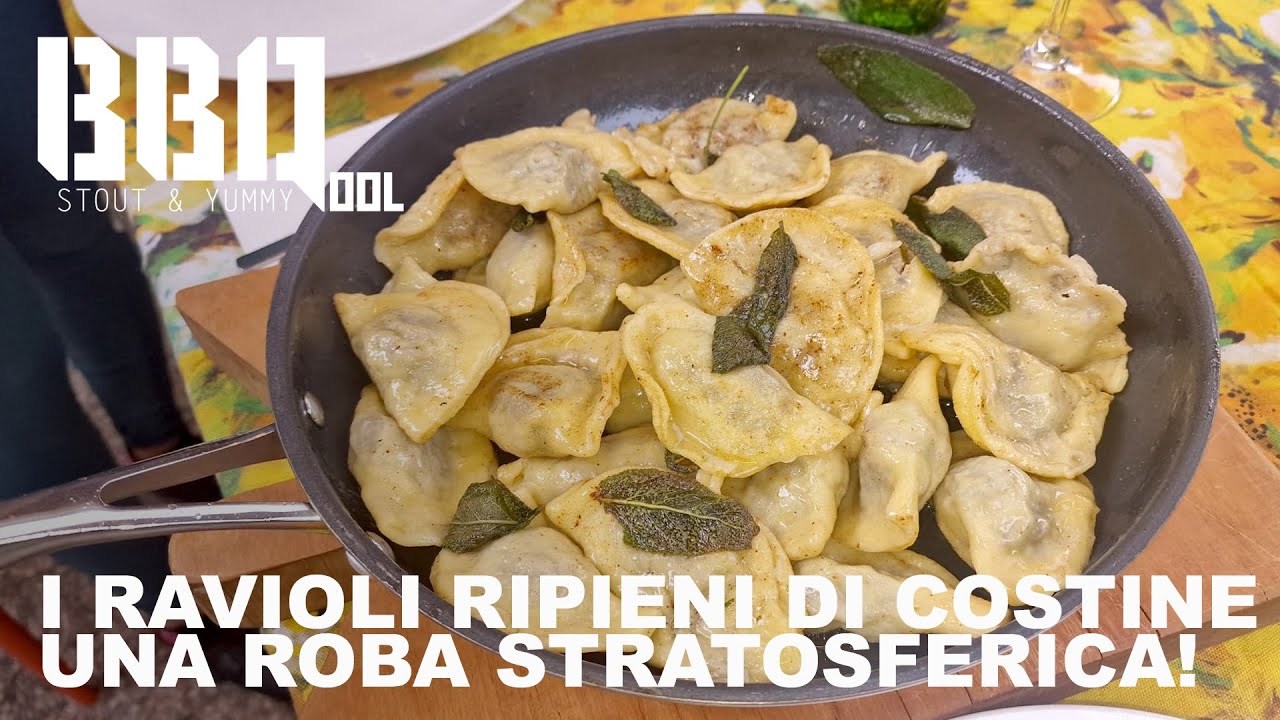 Le costine. Una farcia perfetta per i ravioli al barbecue!