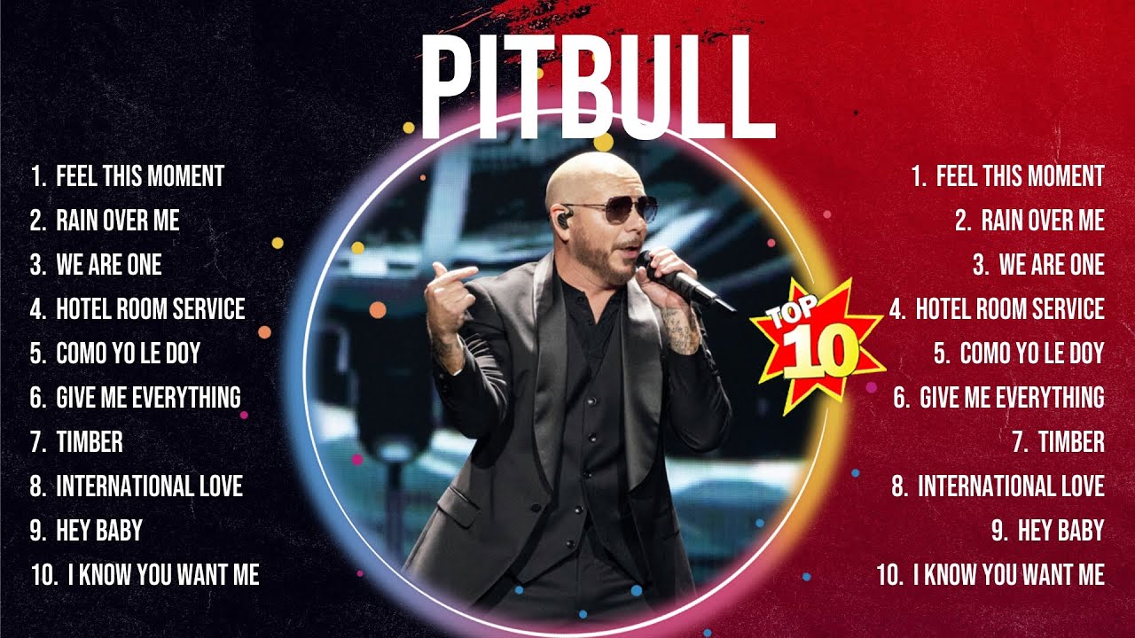 Pitbull 2024 🌻 Pitbull Top Hits 🌻 Pitbull Playlist Collection