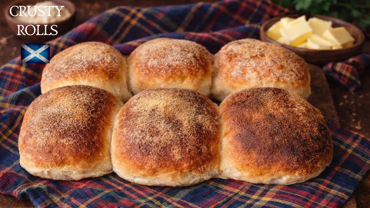 Crusty Rolls | Scottish Bread Rolls Recipe