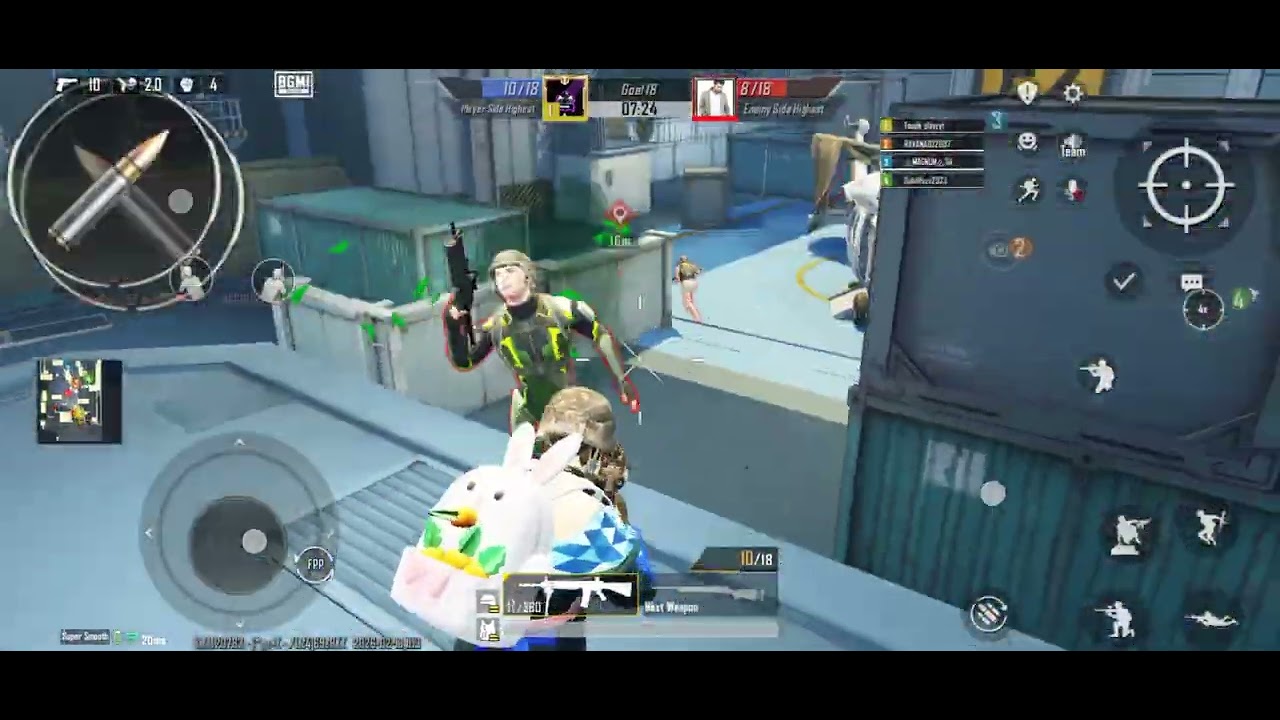 Playing bgmi gun game 