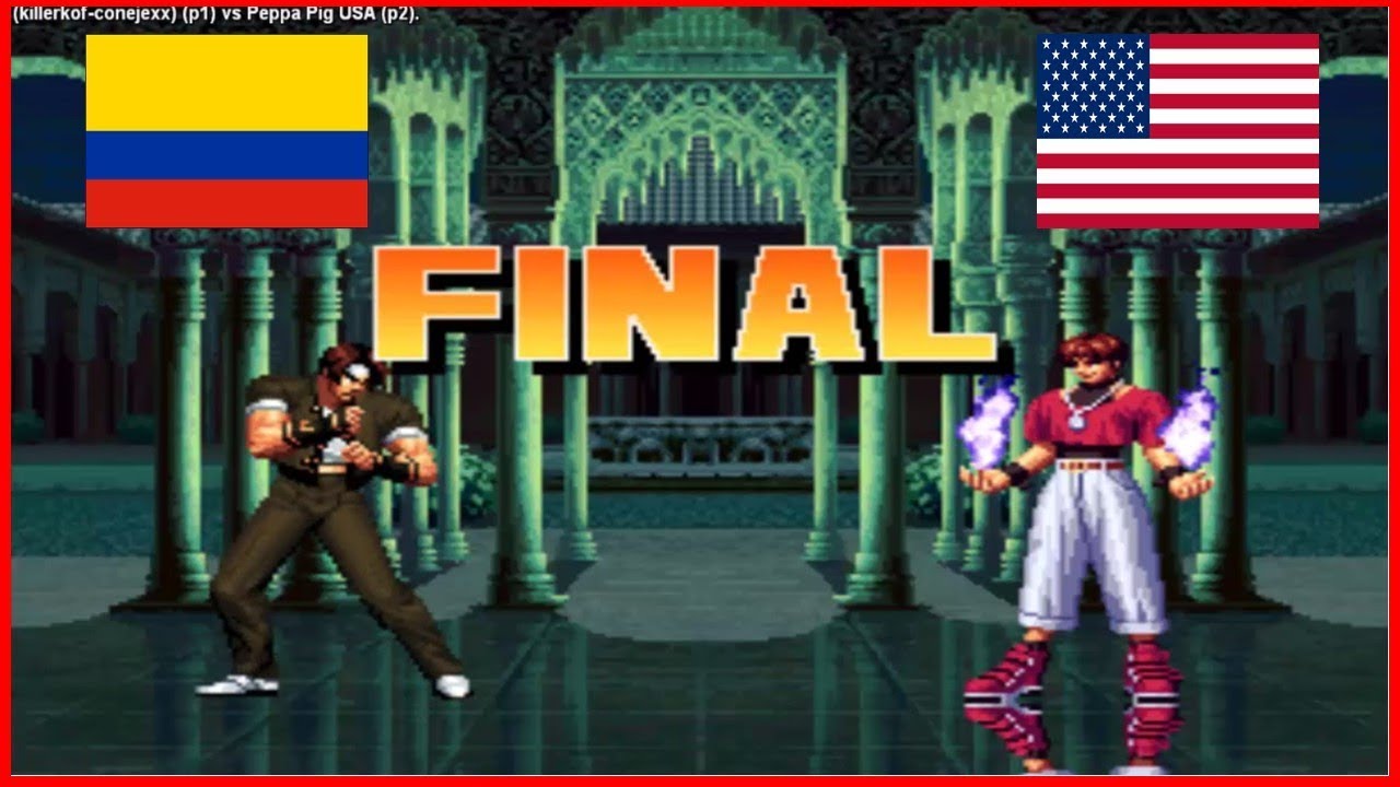 Kof 98 - killerkof conejexx (ecuador) vs Peppa Ping (USA) Fightcade