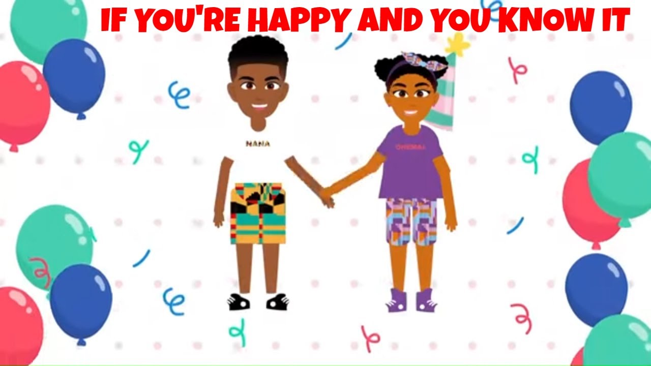 If You're Happy and You Know It | Twi Nursery Rhymes & Kids Songs | Nana's African TV