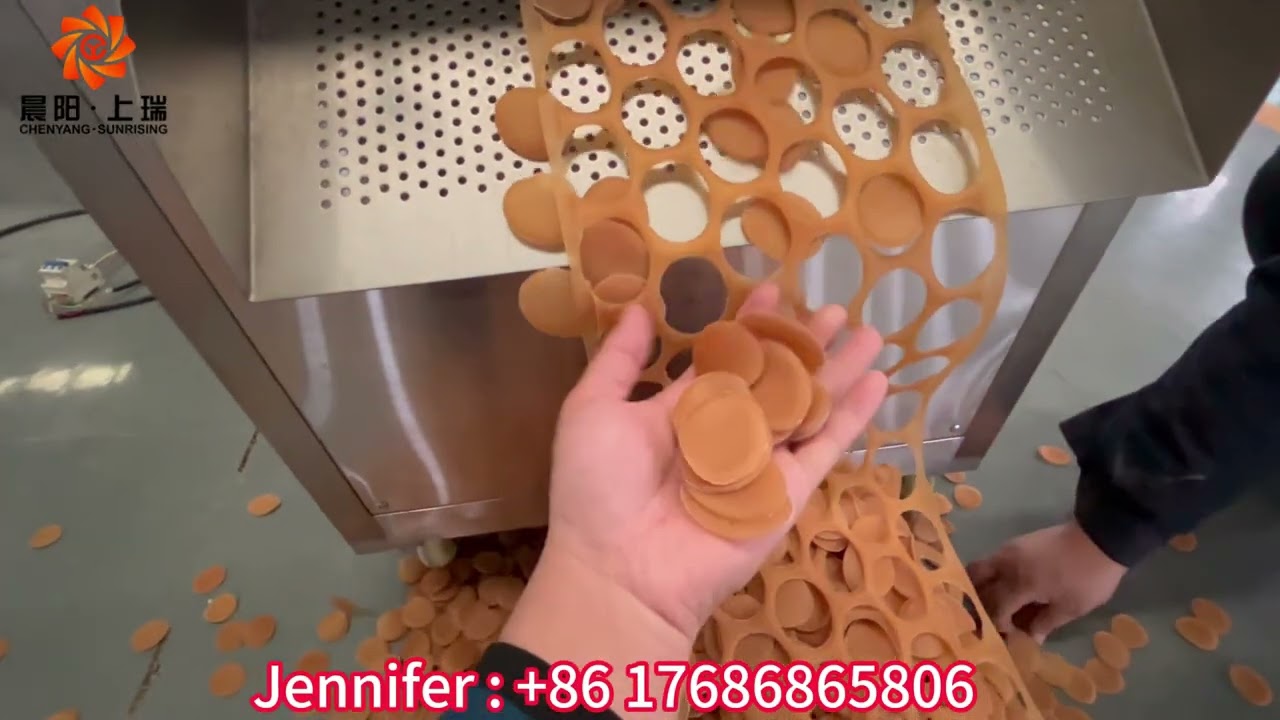 100-150kg pani puri gloppa machine production line -Jinan Sunrising Machinery